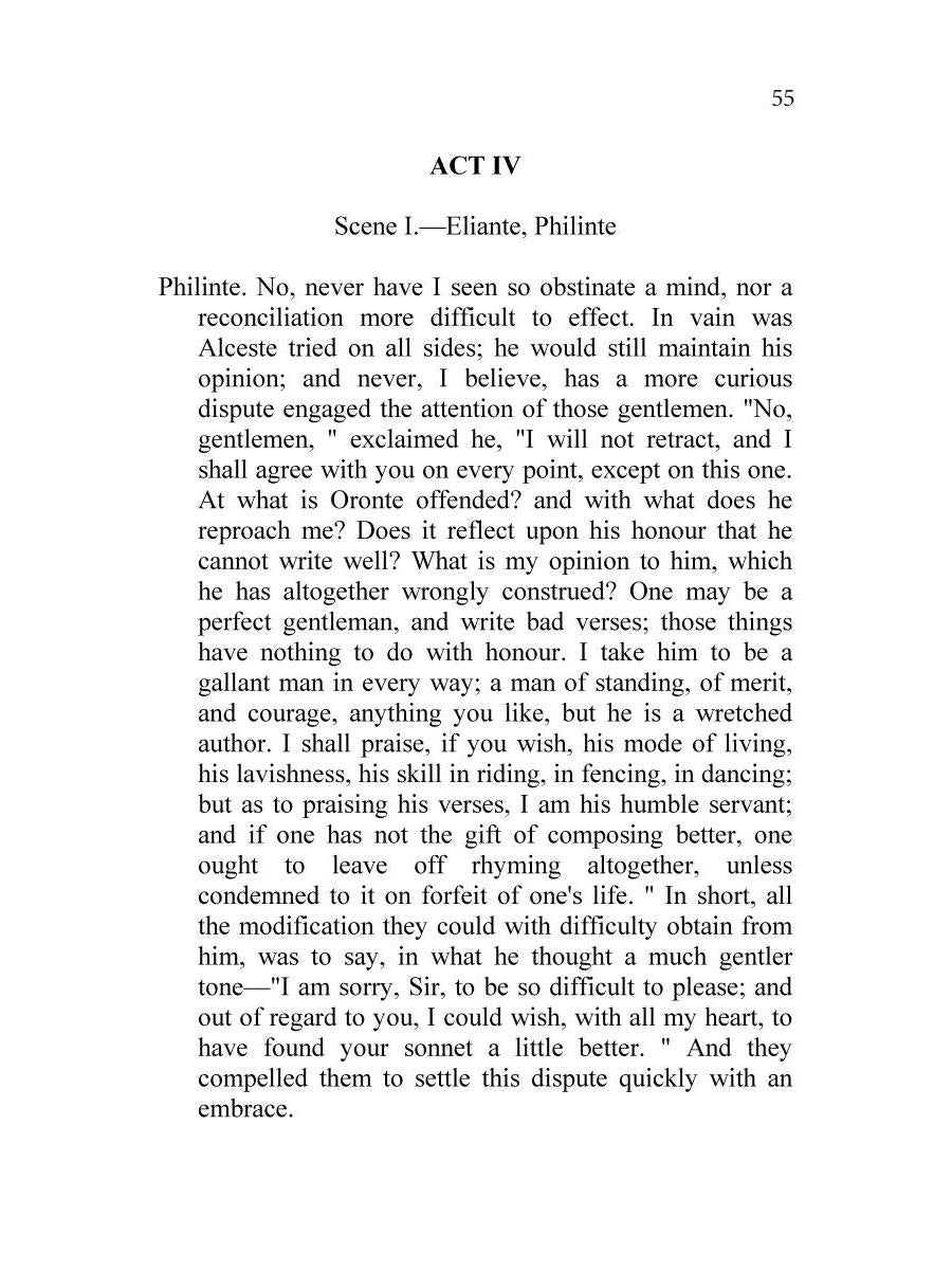 The Misanthrope = Мизантроп: на англ.яз. Moliere