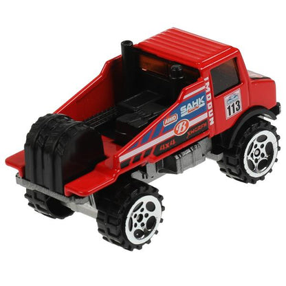 Machine en métal ROAD RACING SUISSE 7,5 cm, dans un assortiment, en blister. Parc technologique en cor.2*360шт