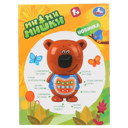 Кеша-сказочник МИМИМИШКИ на бат., свет+звук, руссифиц. в русс. кор. Умка в кор.2*24шт