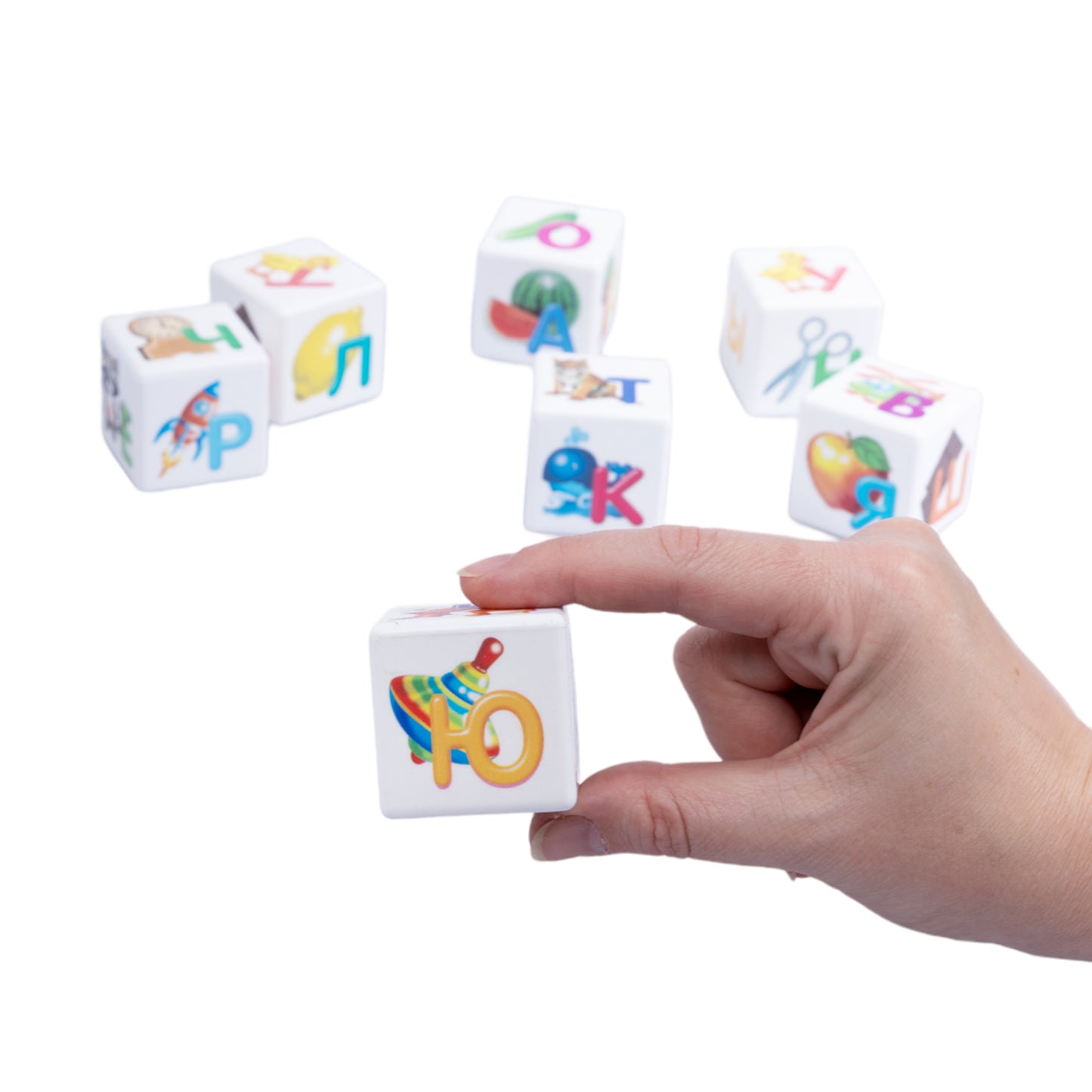 Cubes "Учись играя. Азбука для самых маленьких" 12 шт (sans options)