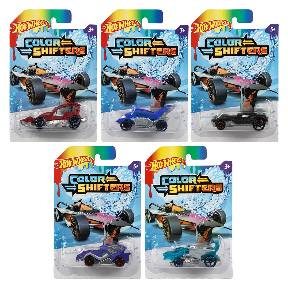Машина металл Хот Вилс hot wheels меняет цвет 8 см, св. ход, блист. - в кор.2*360шт