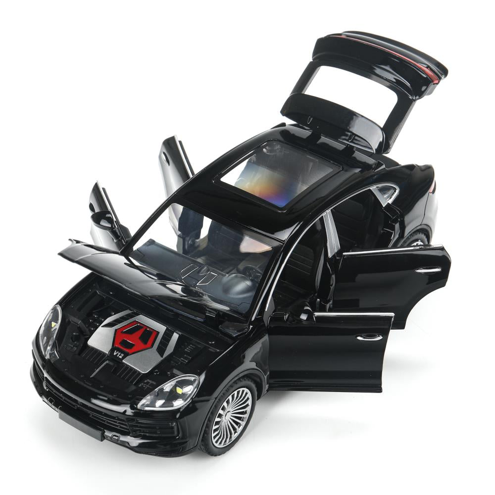 Machine en métal noir pour porsshe cayenne, 20,5 cm, double, capot, sac, - en cor.24шт
