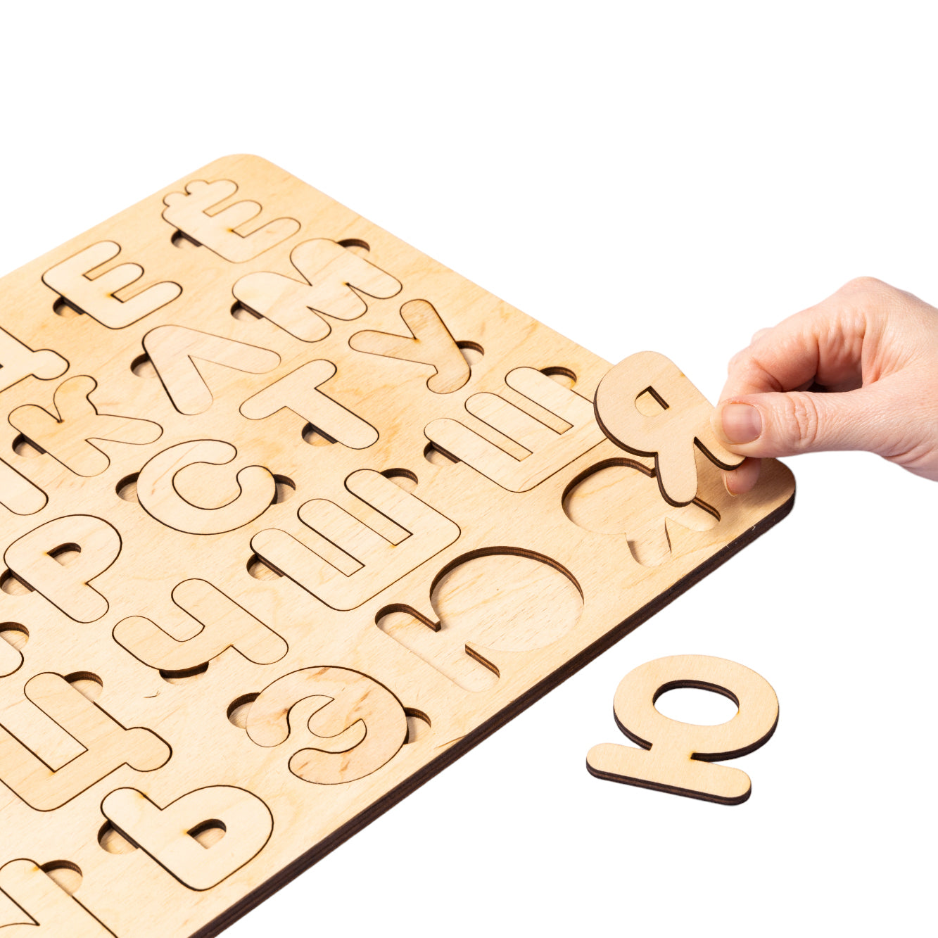 ИГРА РАЗВИВАЮЩАЯ ДЕРЕВЯННАЯ "АЛФАВИТ" в кор.15шт