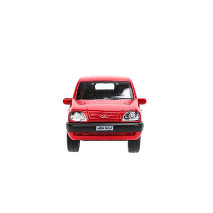 Machine en métal LADA NIVA pour 12 cm, double, bagage, iner, rouge, cor. Parc technologique dans le cor.2*36шт
