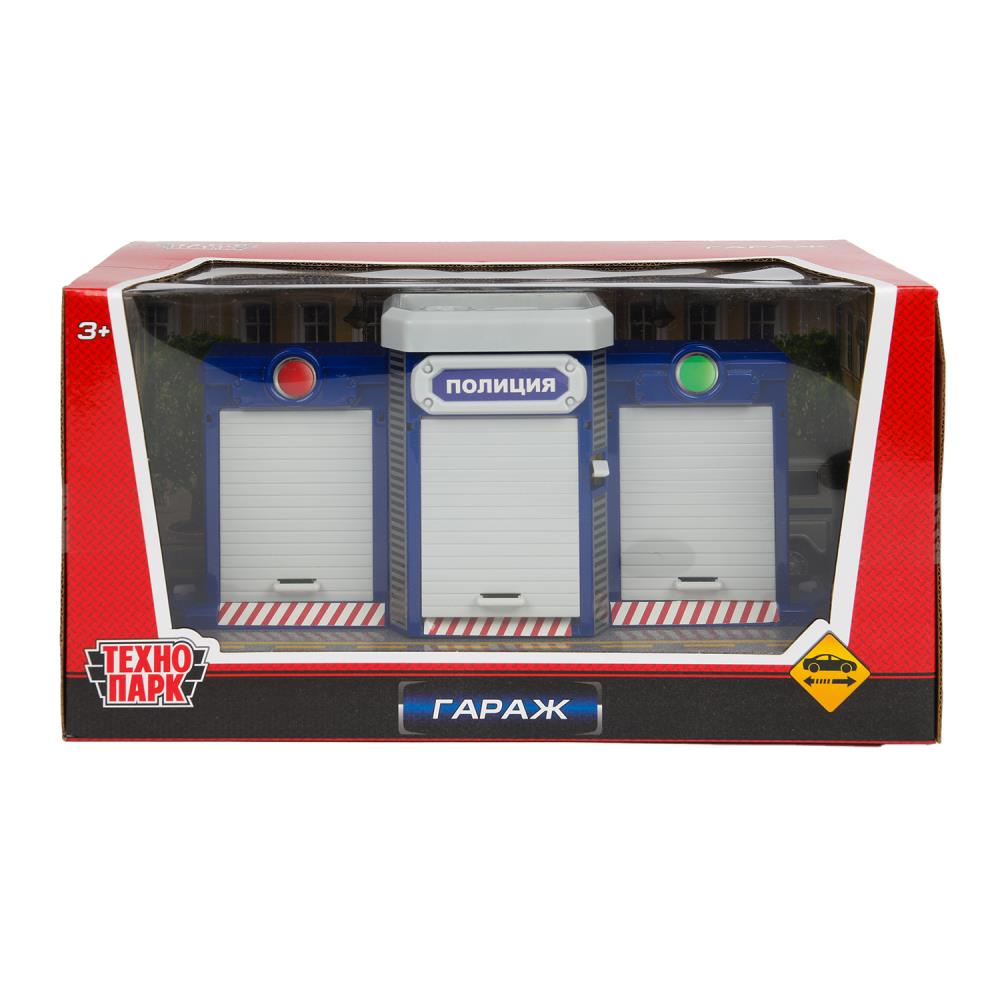 Игрушка пластик ворота+1 машинка, ПОЛИЦИЯ,кор. Parc technologique à Cor.24шт
