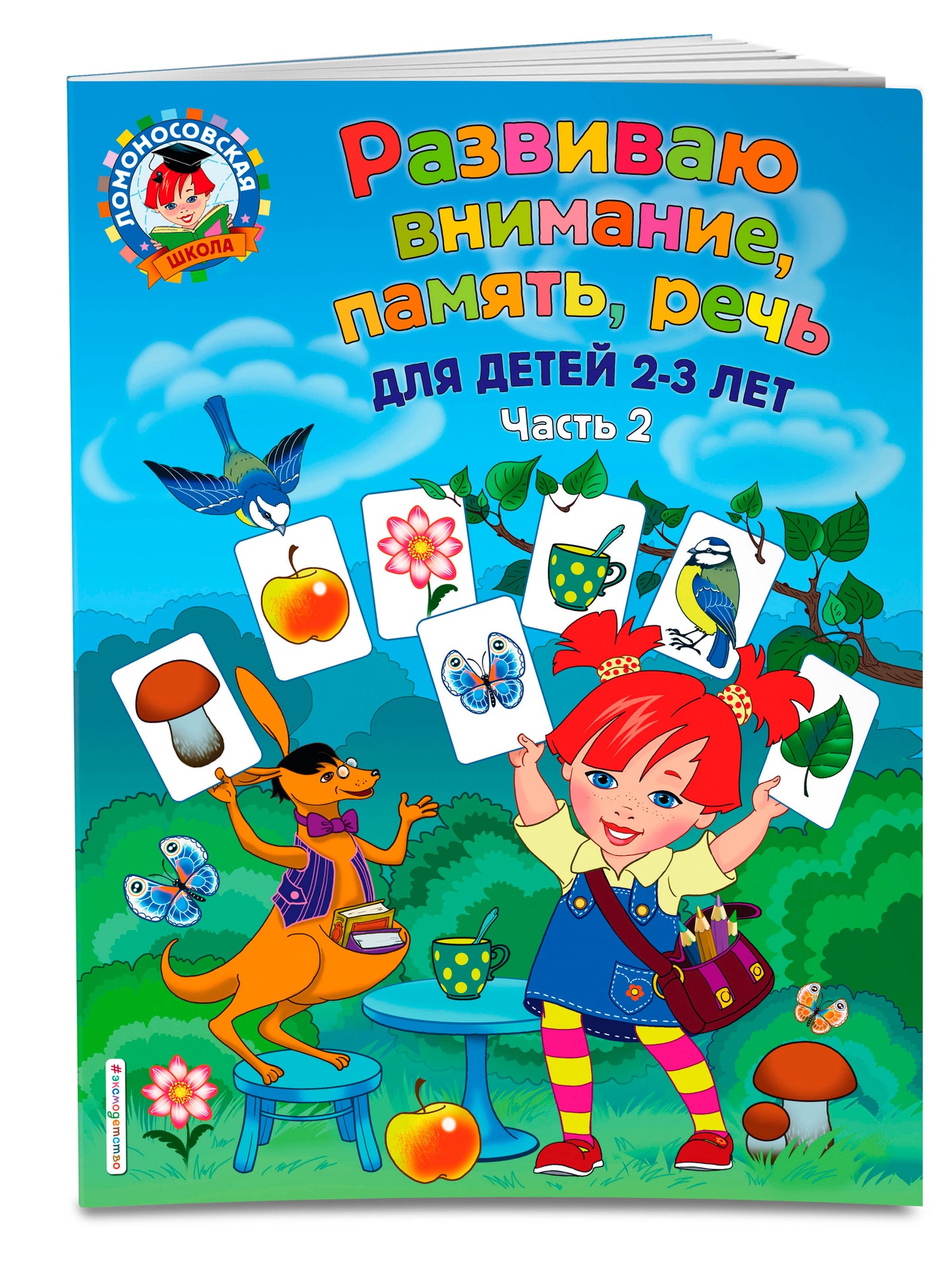 Развиваю внимание, память, речь: для детей 2-3 лет. Ч.2