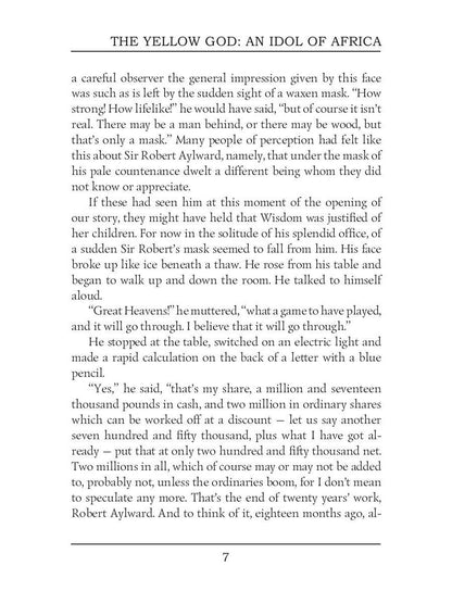 The Yellow God: An Idol of Africa = Желтый бог: африканский идол: на англ.яз