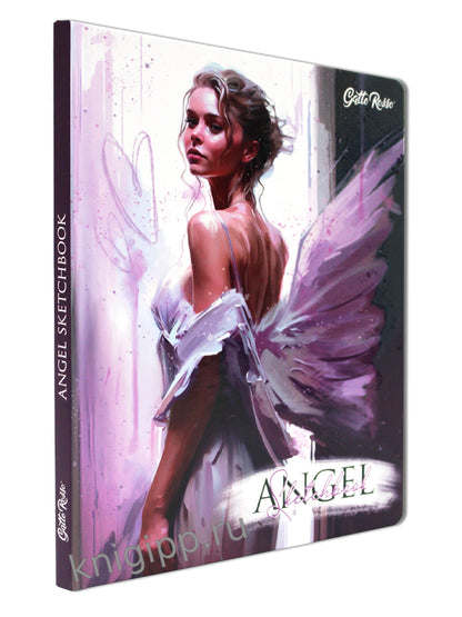 Gatto Rosso. Angel Sketchbook. Angel in Purple