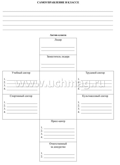 Рабочая тетрадь классного руководителя. (Формат А4, блок писчая пл. 60, обложка бумага офсетная пл. 160). 64 стр.