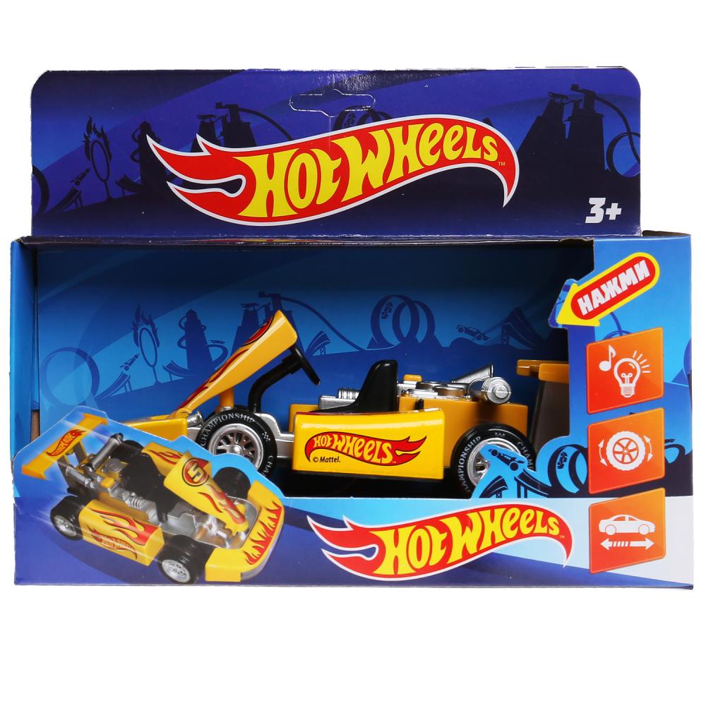 FY866 304281 Machine en métal noir hotwheels, 15 cm, iner, cor. Parc technologique dans le cor.2*30шт