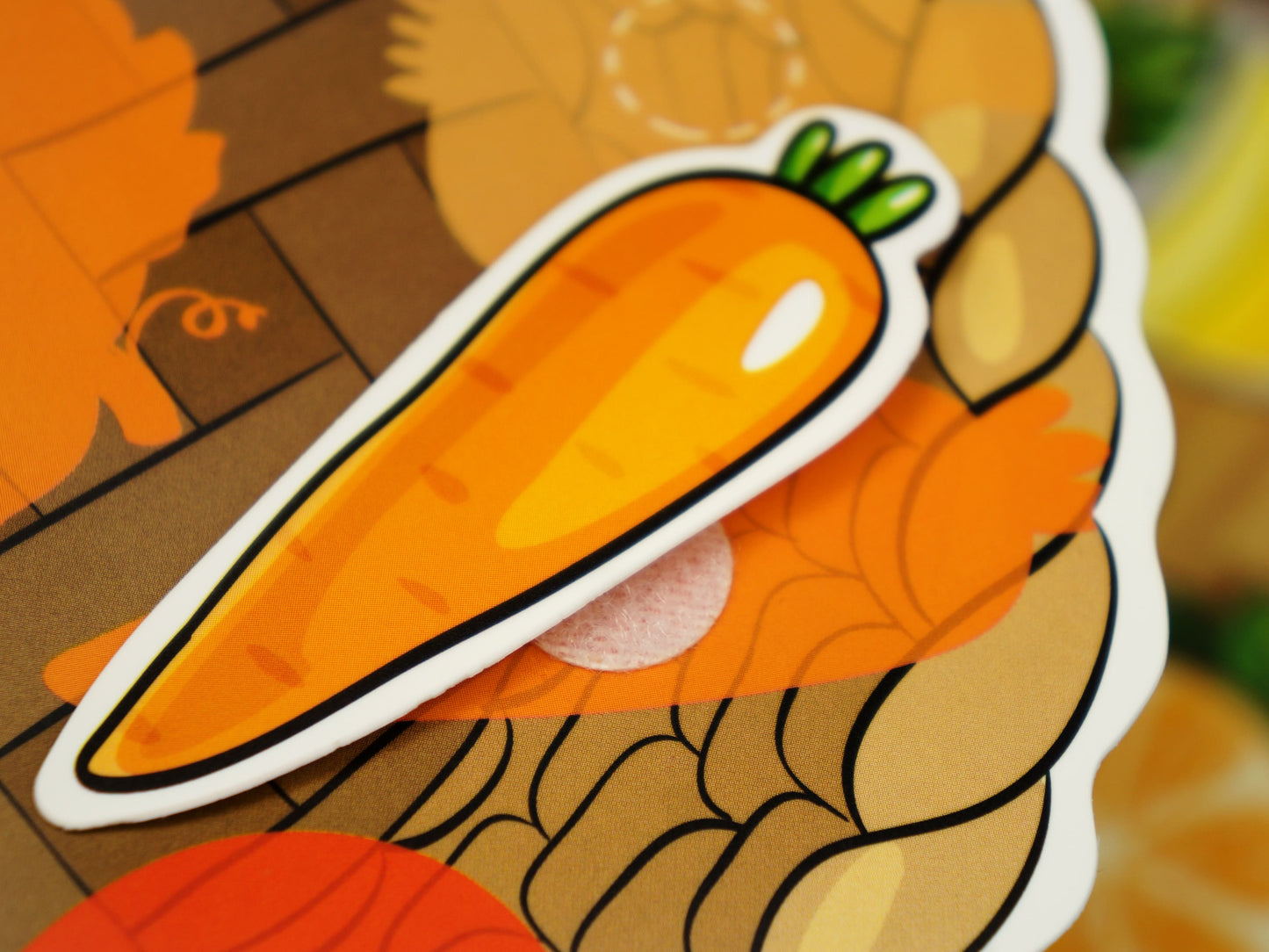 Пластик на липучках "Фрукты и овощи" 10KOR PLASTIC