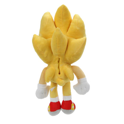 Игрушка мягкая герой мультфильма Соник 20см, желтый, озвуч. Добрые игрушки в кор.24шт