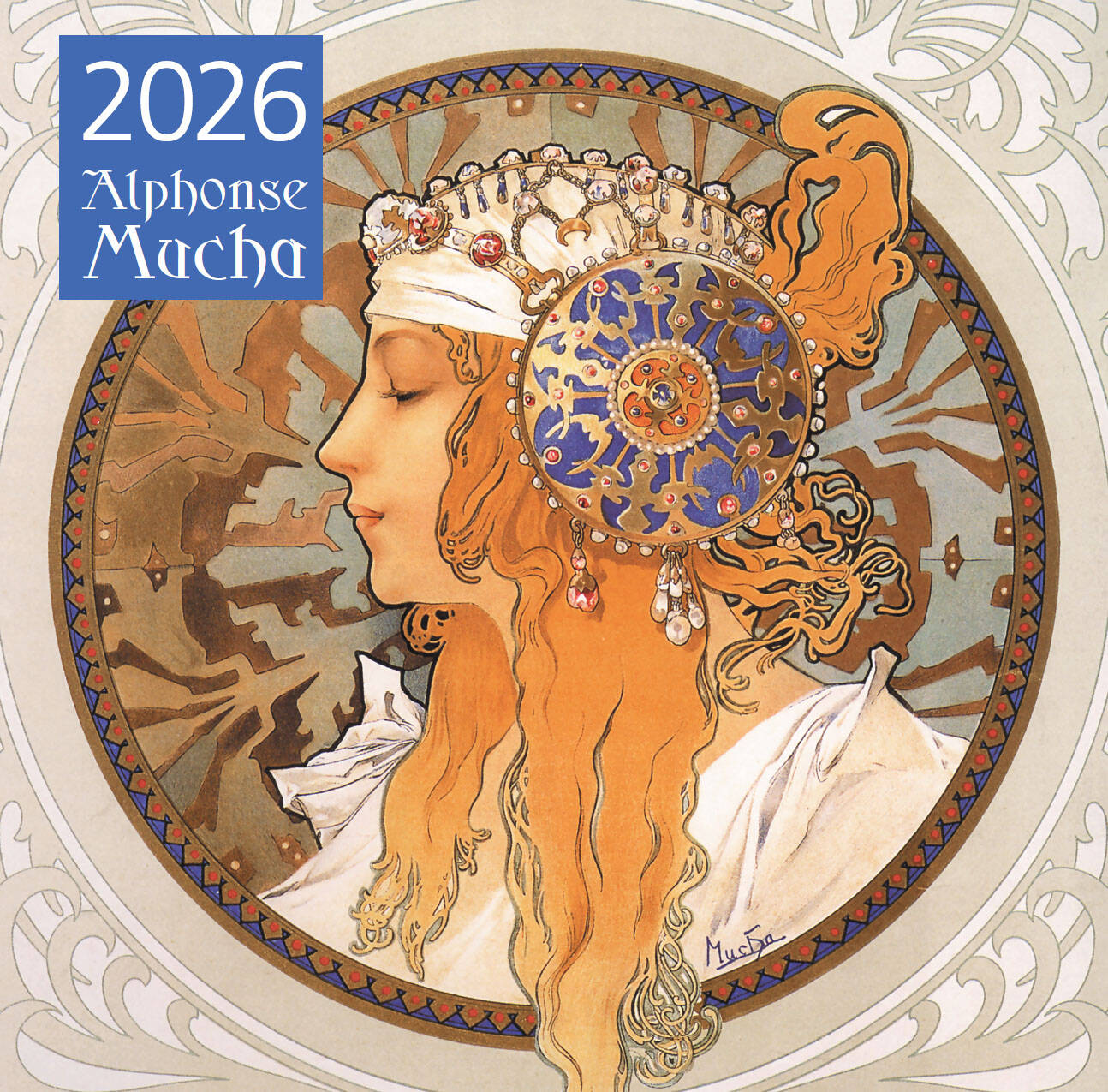 Alfons Mucha. Calendrier prévu pour 2026 (300х300)