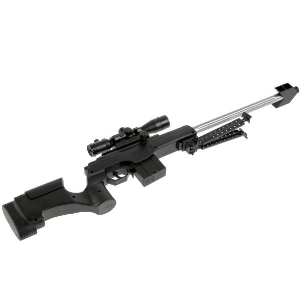 Автомат (п) с лазер. прицелом, с фонарем, на подставке 993 в кор. в кор.24шт