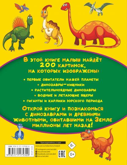 Des dinosaures et des vêtements pour enfants. 200 cartes