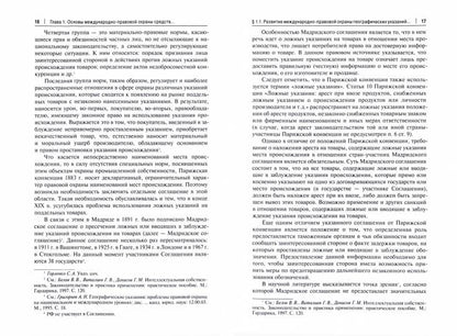 Охрана географических указаний, наименований места происхождения товаров и иных средств индивидуализации, содержащих указание на географическое происхождение товаров, в международном частном праве.Монография.-М.:Проспект,2021.