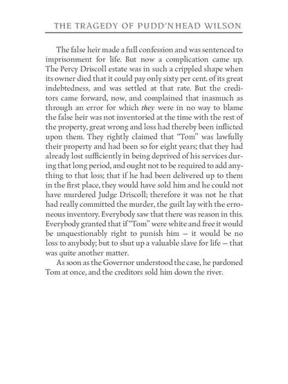 La tragédie de Pudd'nhead Wilson = Простофиля Вильсон: на англ.яз