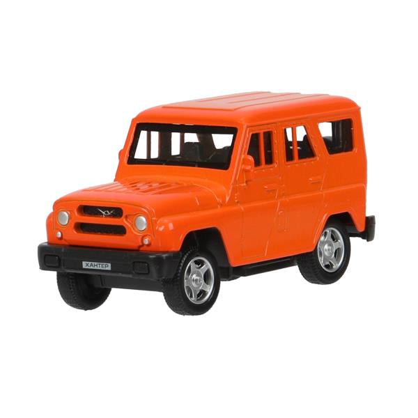 Machine en métal UAZ ХАНТЕР 10,5 cm, inertie, orange, cor. Parc technologique dans le cor.2*36шт