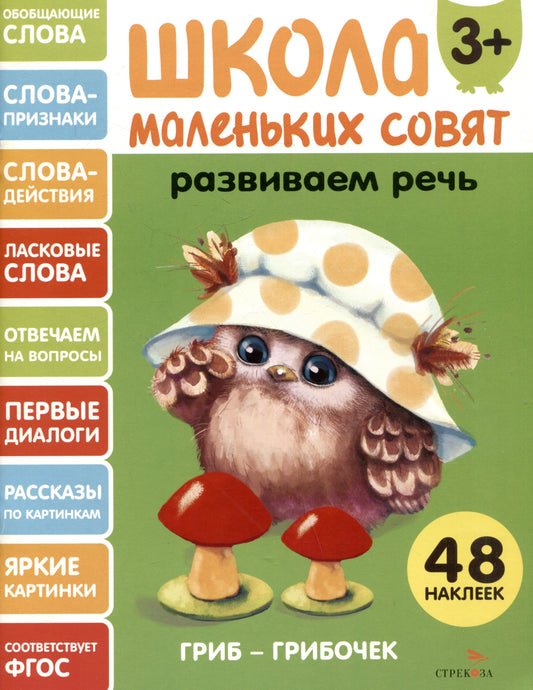 Школа маленьких совят 3+. Развиваем речь