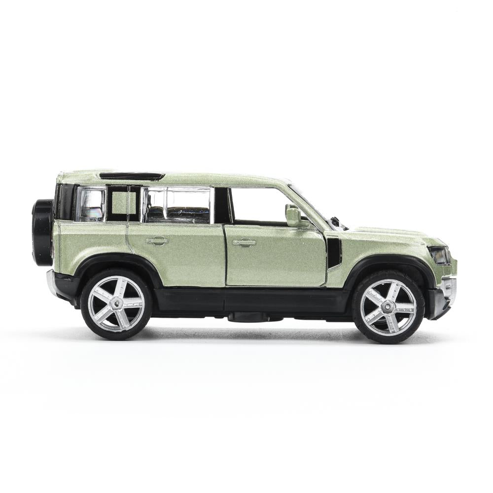 Модель металл land rover DEFENDER, 11 см, двери, инерция Технопарк в кор.2*120шт