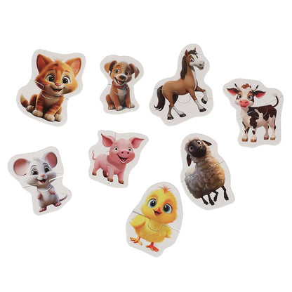 Ferme. 8 détails. 165х180х30 mm. Умные игры в кор.16шт