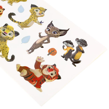 "УМКА". ЛЕО И ТИГ (АЛЬБОМ НАКЛЕЕК МАЛЫЙ ФОРМАТ). ФОРМАТ: 260Х155ММ ОБЪЕМ: 4 СТР. НАКЛЕЕК в кор.50шт