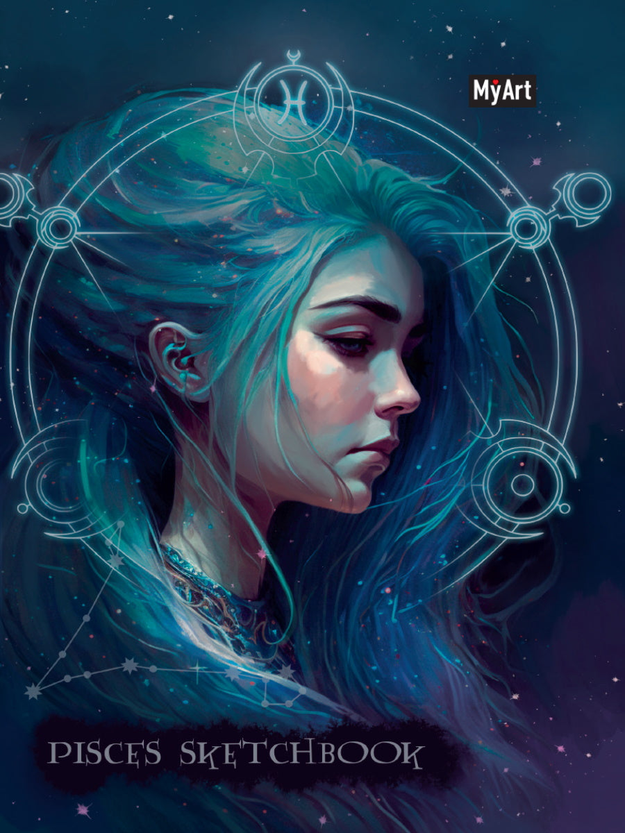 MyArt. СКЕТЧБУК "ЗНАКИ ЗОДИАКА" РЫБЫ