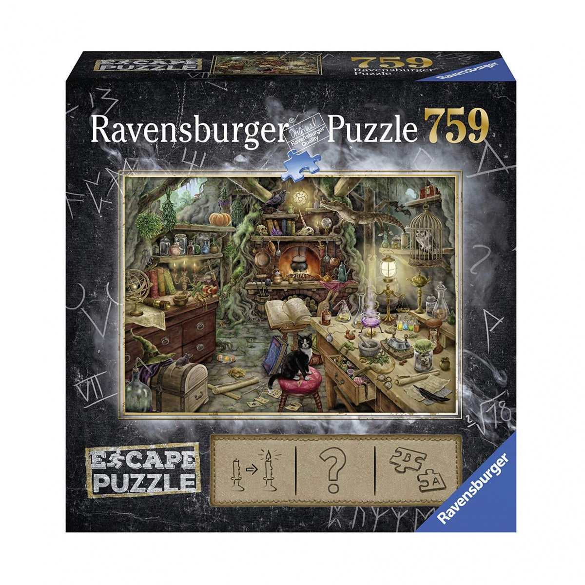 Ravensburger. Пазл-квест "Кухня ведьм" 759 эл. арт.19958