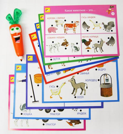 LISCIANI. Обучающая игра "Ферма" с интерактивной Морковкой арт.R55111