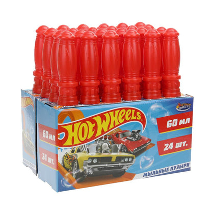 Мыльные пузыри Хот Вилс 60 ml, dans le col 27 cm, cor.28*23*14,5 cm, ИГРАЕМ ВМЕСТЕ уп-24шт в kor.4уп