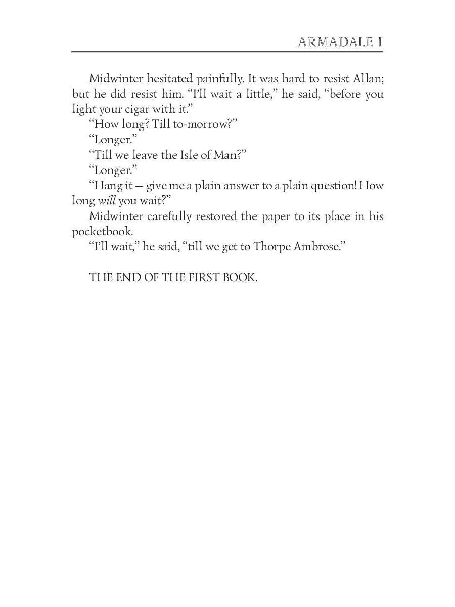 Armadale I = Армадейл 1: кн. на англ.яз