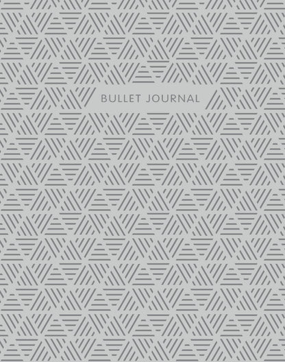 Bullet Journal (Стальной) 162x210мм, твердая обложка, пружина, блокнот в точку, 120 стр.