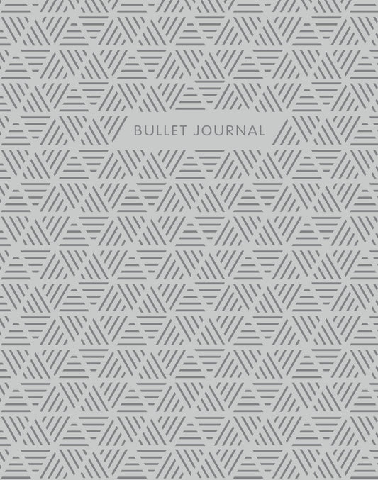 Bullet Journal (Стальной) 162x210мм, твердая обложка, пружина, блокнот в точку, 120 стр.