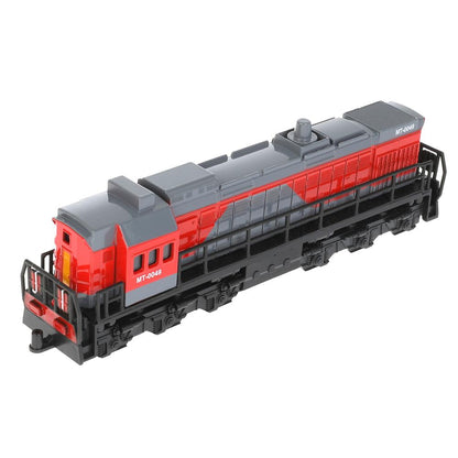 LOCOTEM18B-19-GYRD Модель металл ЛОКОМОТИВ 19 см, двери, инерц, красн, кор. Parc technologique en cor.2*24шт