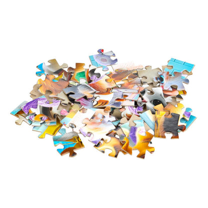 МИКС № 26. Пазлы в коробке 54 détails. 90х65х25 mm. Умные игры в уп.32шт в кор.8уп