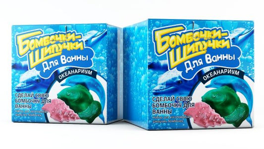 БОМБОЧКИ-ШИПУЧКИ "ОКЕАНАРИУМ" НАБОР ДЛЯ ПРОВЕДЕНИЯ ЭКСПЕРИМЕНТОВ в кор.12шт