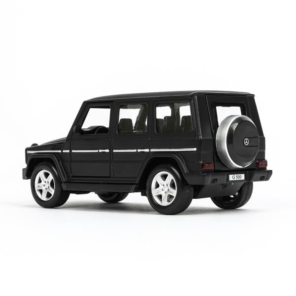 Machine en métal MERCEDES-BENZ CLASSE G МАТОВЫЙ 12 см, двер, багаж, черный, кор. Parc technologique dans le cor.2*36шт