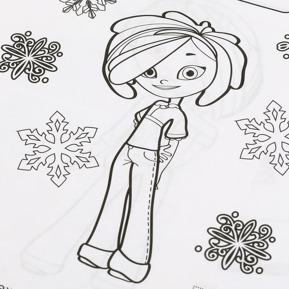 "УМКА". СКАЗОЧНЫЙ ПАТРУЛЬ (РАЗВИВАЮЩ. РАСКРАСКА С ВЫРУБКОЙ В ВИДЕ ПЕРСОНАЖА И НАКЛЕЙКАМИ) dans 100шт