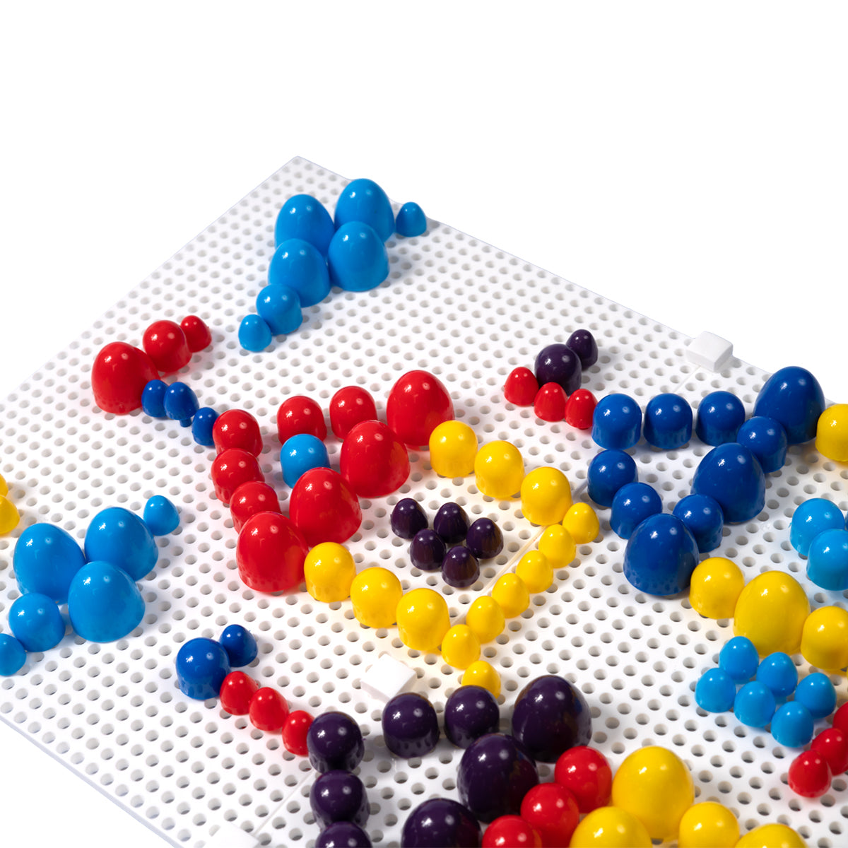 Мозаика комбинированная. 270 фишек, 6 цветов, 2 поля (10мм, 15мм, 20мм)