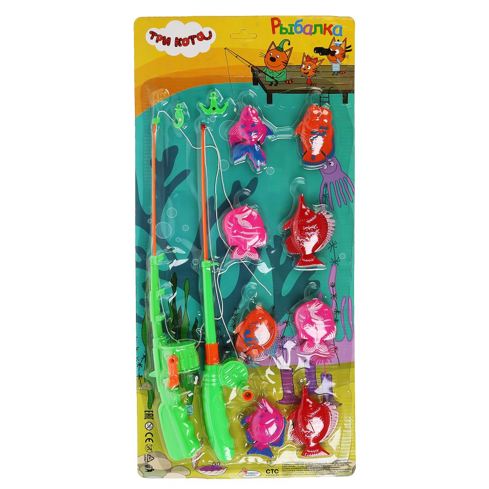 ИГРА РЫБАЛКА ТРИ КОТА "ИГРАЕМ ВМЕСТЕ" ЦВЕТ В АССОРТ. НА БЛИСТЕРЕ (РУСС. УП.) 53*24*2СМ в кор.2*36шт