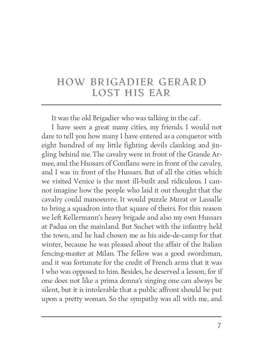 Les Aventures de Gérard = Приключения бригадира Жерара: на англ.яз