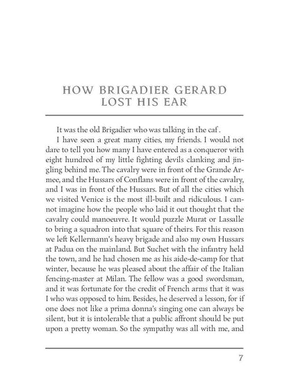 Les Aventures de Gérard = Приключения бригадира Жерара: на англ.яз