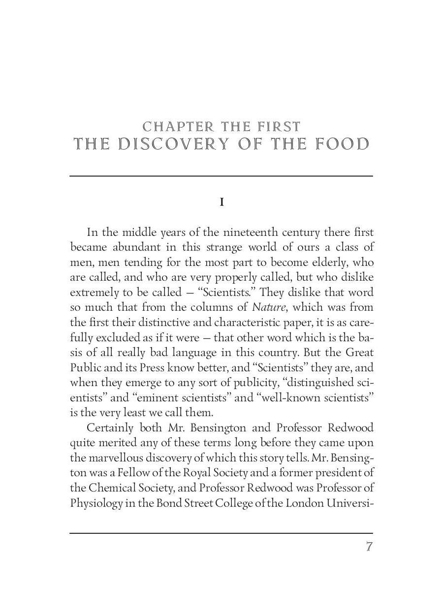 The Food of the Gods and How It Came to Earth = Пища Богов: на англ.яз