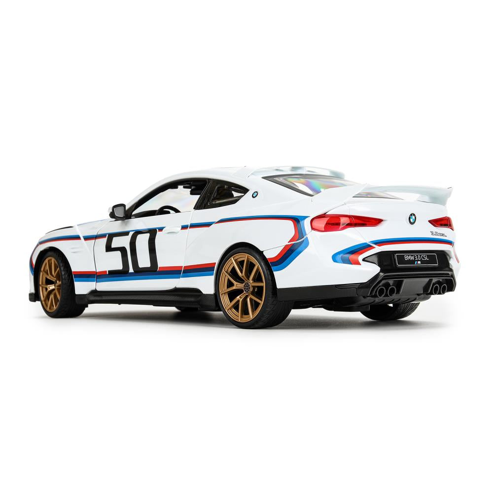 Véhicule pour BMW 3.0 csl 1:14, bleu, 2 pièces, deux portes ouvertes Rastar en couleur 6 pouces