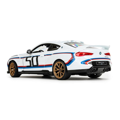 Véhicule pour BMW 3.0 csl 1:14, bleu, 2 pièces, deux portes ouvertes Rastar en couleur 6 pouces