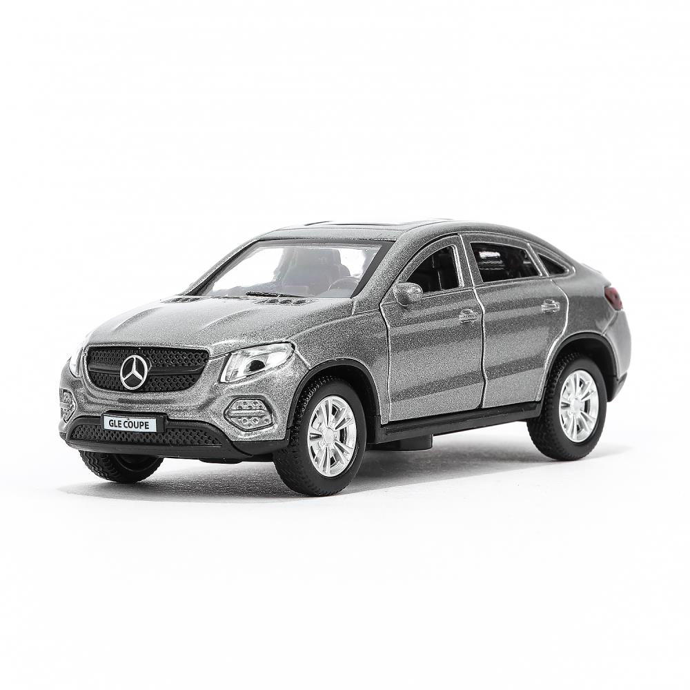 Машина металл MERCEDES-BENZ GLE COUPE длин 12 см, двери, багажн, серый, кор. Технопарк в кор.2*36шт