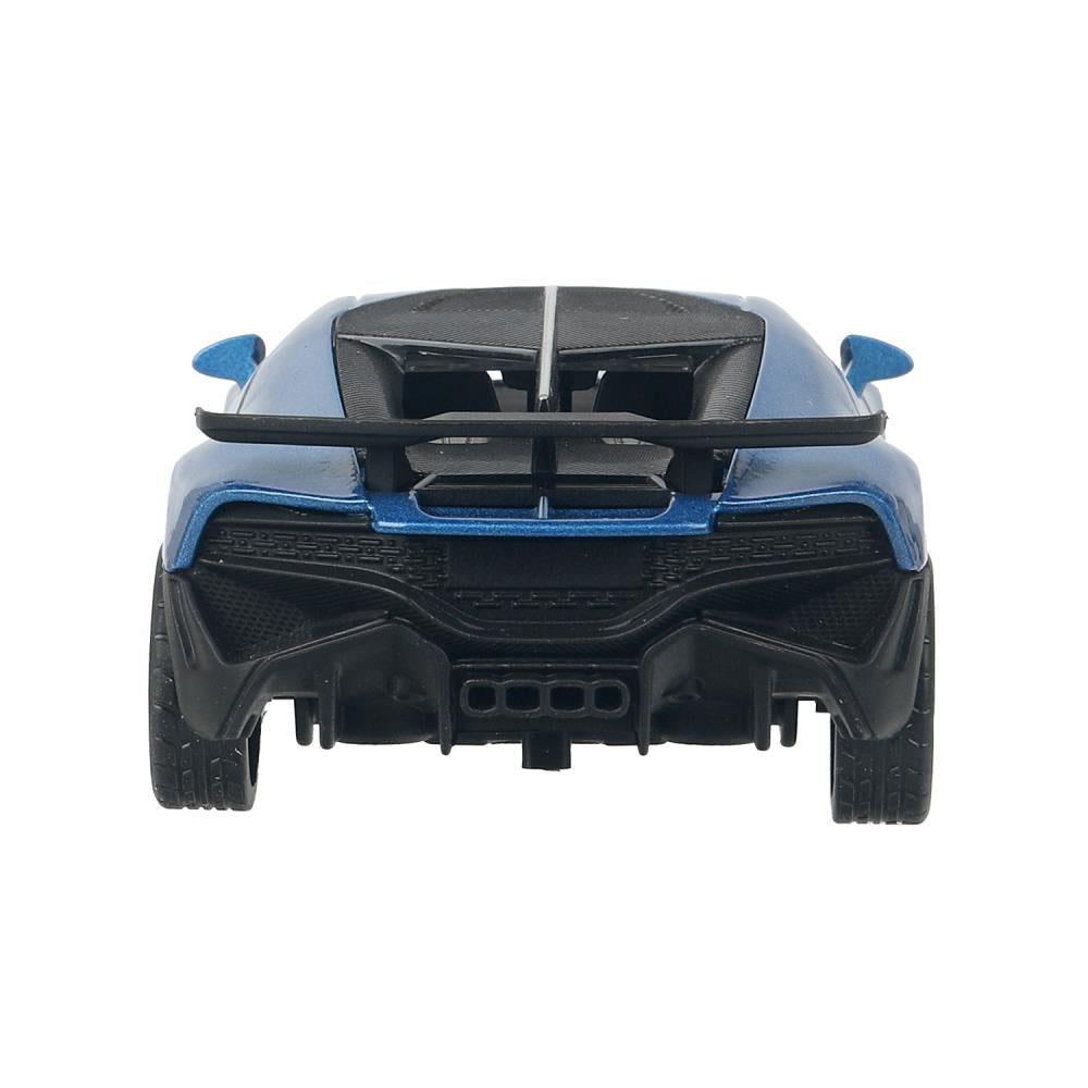 1:32 модель металл свет-звук bugatti divo 14.9см, двери, инерция, спойлер Технопарк в кор.2*48шт