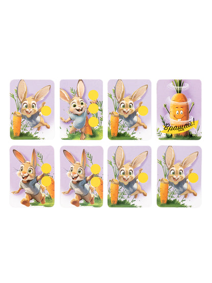 Игра настольная "Погоня за морковкой" Baby Toys games