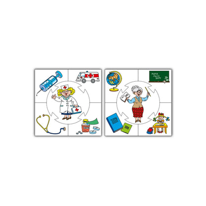 ИГРА ОБУЧАЮЩАЯ УЧИСЬ ИГРАЯ "ПРОФЕССИИ" (М/Г) 00055 в кор 14шт