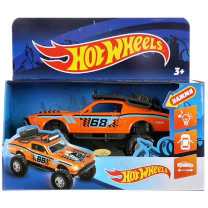 FY628-1 304277 Machine en métal noir hotwheels, 12,5 cm, double, iner, cor. Parc technologique